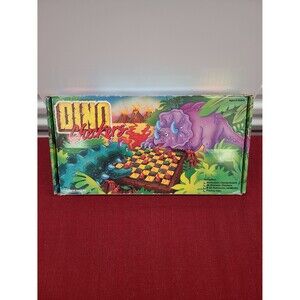 Vintage 1992 Educational Insights Dino Checkers Complete